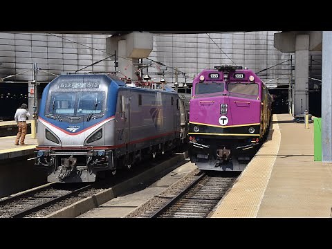 Railfanning Boston South Station