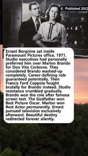 Ernest Borgnine Was Paramount's Choice for Don Vito Corleone—Brando Won Iconic Role Despite Studio