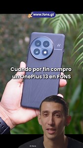 29K views · 116 reactions |  ¡AL FIN LO LOGRÉ!  — ¿Por qué estás tan feliz? — ¡¡COMPRÉ MI ONEPLUS 13 EN FONS!!  — ¿Después de cuánto tiempo? — Dos meses, cuatro excusas, cinco quincenas y una promesa a mi abuelita... pero YA ES MÍO. — ¿Y valió la pena? — ¿VALIÓ LA PENA? ¡ES COMO SOSTENER EL PODER EN LA PALMA!   Disponible en  productos.fons.gt/onePlus13 | Fons | Facebook