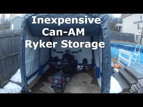 Inexpensive Can-Am Ryker Storage (Shed In A Box)