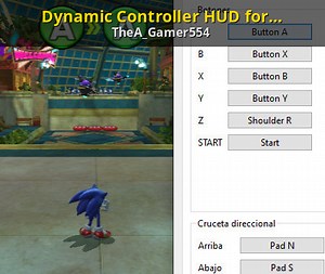Dynamic Controller HUD for Dolphin Mod for Sonic Colors | SC Mods