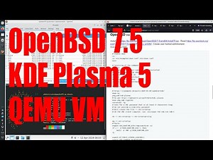 Install OpenBSD 7.5 and KDE Plasma 5 in QEMU VM tutorial for beginners - April 2024 - 65ee506d