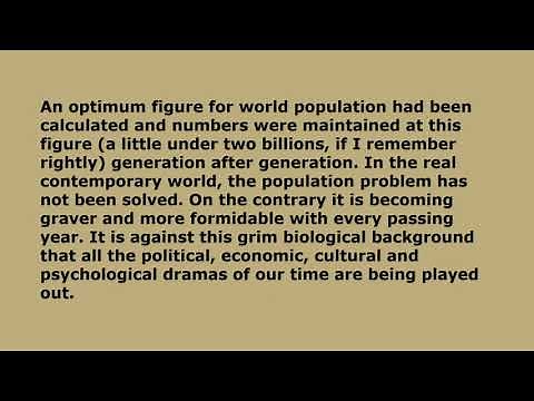 Brave New World Revisited - Aldous Huxley - 1958 (Audio and Text)