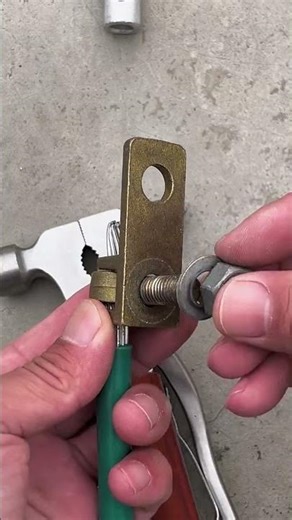 Copper And Aluminium Wire To Wire Joint Method #ideas #wire #shorts #electrical