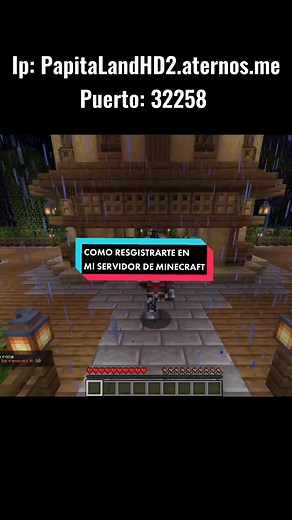 Registro en Servidor Minecraft Java y Bedrock
