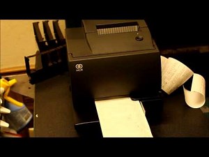 NCR 7167 printer demo