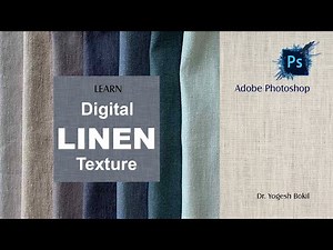 How do you create a linen texture in Photoshop? l #digitallearning #texture #linen