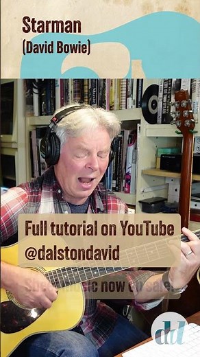 Starman (David Bowie)—Complete Guitar Lesson #acousticguitar #guitarlesson