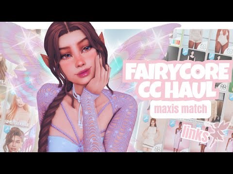 ✨SIMS 4 CC HAUL 🌿 Fairycore Maxis Match | Clothes, Hair & Accessories | LINKS ✨