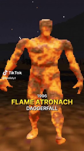 Evolution of Flame Atronachs in Elder Scrolls 1996-2026