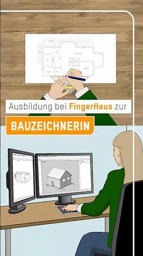 Deine Ausbildung als Bauzeichnerin bei ‪@FingerHaus‬ | Alle Vorteile & Infos