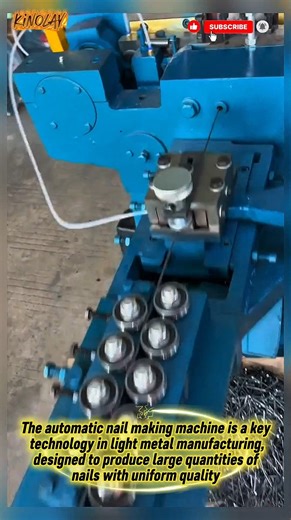 Automatic Nail Making Machine – Fast and Precise Mass Production” ‼️#innovation