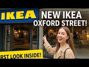 Inside the BRAND NEW IKEA on Oxford Street | London’s Most Stylish IKEA?! | Life in England Vlog