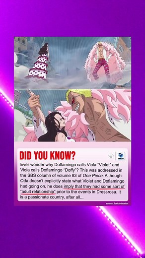 One Piece Viola and Doflamingo Scenes Explained