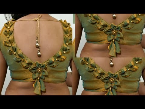 New stylish blouse design, popular blouse design.