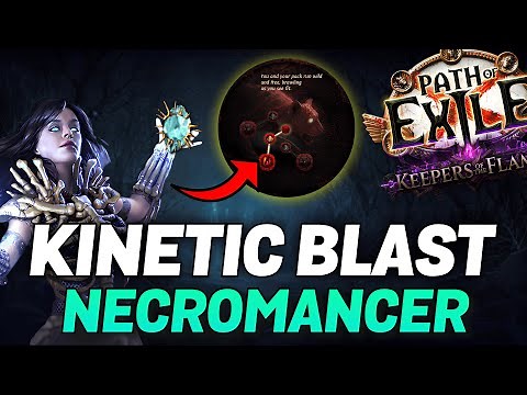 [POE 3.27] HYPER SPEED! Kinetic Blast of Clustering Necromancer Build Guide - Path of Exile