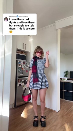 Four Ways to Style Red Stockings | Transition Inspo by Jessi