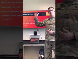 MS200 TLP at Squad Level Briefing