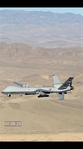 The MQ-9 Reaper is a long-endurance, remotely piloted unmanned aerial vehicle developed by General Atomics for intelligence, surveillance, reconnaissance (ISR), and precision strike missions. It can fly at altitudes above 40,000 feet for over 24 hours and is equipped with advanced sensors, radar, and targeting systems. Unlike earlier drones, the MQ-9 can carry a mix of weapons such as Hellfire missiles and guided bombs, making it both an intelligence asset and a combat platform used by the Unite