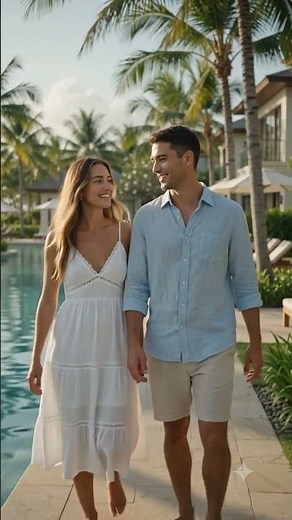 Romantic Resort Vacation Walk ❤️ | Couple Smiles, Love & Luxury #love #romance #lovestory
