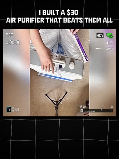I Built a $30 Air Purifier That Beats Them All #airpurifier #diyprojects #cleanair #lifehacks #homeimprovement