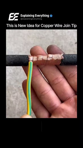 rahulyadav | Explaining Everythinng on Instagram: "Forget basic electrical work—this is the new idea for copper wire that transforms it into a high-performance utility tool. The secret lies in the cold-weld twist. By leveraging the unique ductility of copper, you can create a mechanical fastener that rivals industrial hardware. By tightly winding stripped copper strands into a compressed, interlocking spiral, you create a custom-fit anchor that is both conductive and structurally rigid. This tec