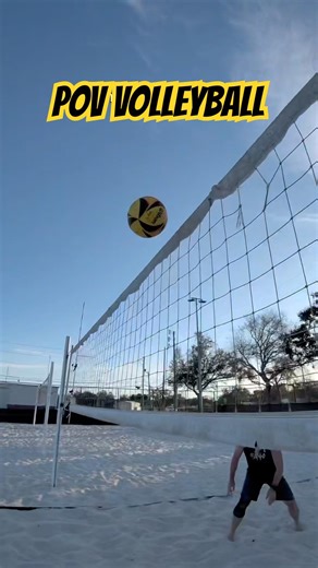 STRAIGHT DOWN!!! #volleyball #pov