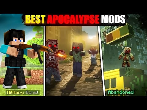 🧟 Realistic Zombie Apocalypse Modpack MCPE 1.21+ | Survival + Horror Update 2025