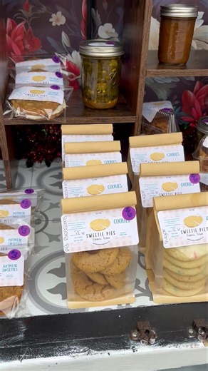 Stand is OPEN and ready, y’all! 🍪🥧 Fresh goodies are out and calling your name… come snag ‘em before they vanish! 111 Freeman St, Terrell, Texas | Sweetie Pies Terrell