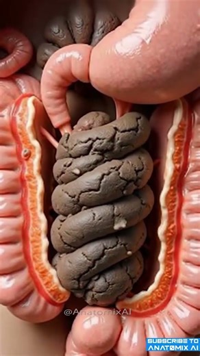Illustration of Constipation Animation | Colon Animation 3D Model