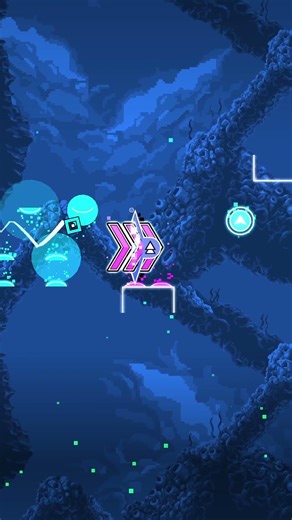 #geometrydash: Deep Sea Girl | Middle of Level