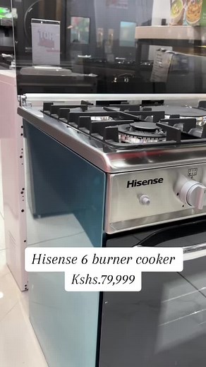 Hisense 6 Burner Cooker with Electric Oven | Elite House