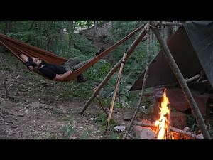 Bushcraft Skills: Crafting a Slingshot and Setting Up a Hammock Camp