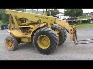 JCB 520-4HL Telescopic Shooting Boom Fork Lift 4x4 48" Perkins Diesel