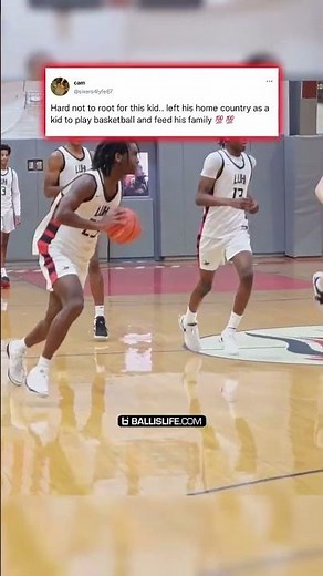 You could see that hunger from VJ Edgecombe ever since high school 😤😤