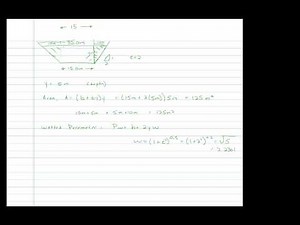CE 331 - Class 20 (3/1/2013) Trapezoidal Channel Geometry