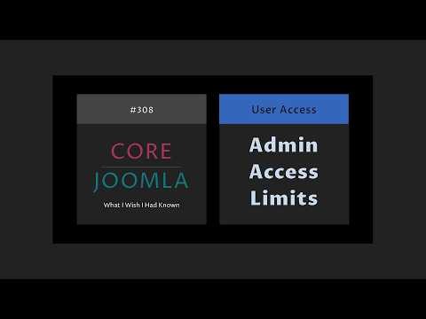Delegating User Management Without Giving Away the Keys | Joomla UAM Pt.08