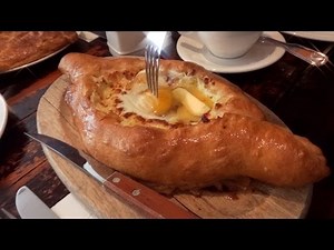 Acharuli Khachapuri - Georgian Cheese Bread