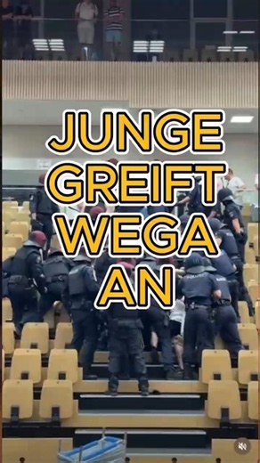 Er greift 1 von 20 WEGA-Beamten an. Warum? #Shorts