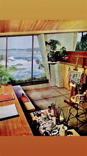 Mid Century Modern Obsession: Beach house interiors from The 50s and 60s 🤩 #midcenturyarchitecture #vintagebeach #midcenturyfurniture #midcenturyinterior #midcenturyhome