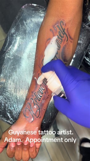 Guyanese Tattoo Artist Adam: Appointment Only Services