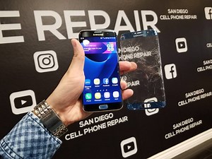 18K views · 89 reactions | Galaxy S7 Edge, S8, S8+, glass only repair is finally here! Glass only repair saves you between $125 - $175 between each of these phones. You dont need the full LCD screen replacement anymore with cracked Samsung Edge phones if the screen still works perfectly fine. Located directly next door to Hooters restaurant in Mission Valley (619) 889-1918 sandiegocellphonerepair.com | San Diego Cell Phone Repair | Facebook