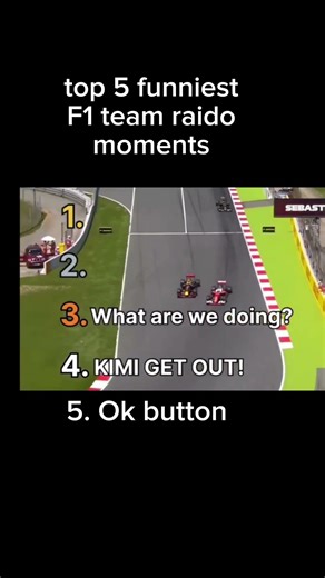 Top 5 Funniest F1 Team Radio Moments #f1 #viral #formula1 #trending #racing #ferrarif1 #ferrari