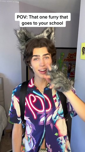 On all levels except human I am a wolf 💓🐺 #pov #furrytok #anime #wolf #furry