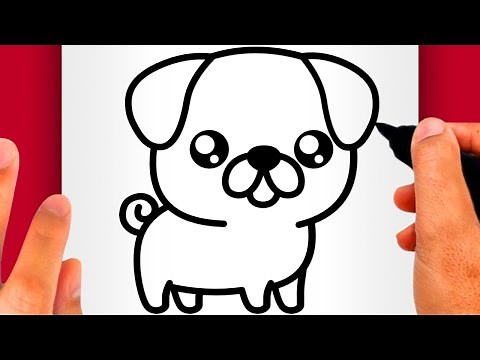 (TEGNE VIDEOER) SØTE TEGNINGER AV DYR | HVORDAN MAN TEGNER EN HUND TEGNING