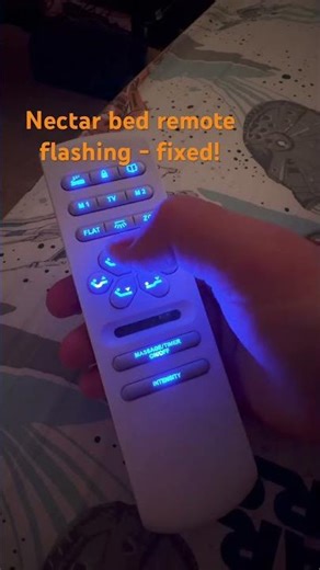 Nectar Bed Remote Flashing Issue