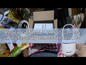 Review GENBOLT 2K Pet Camera, WiFi Security Camera Indoor,Home Surveillance IP Camera CCTV with Huma