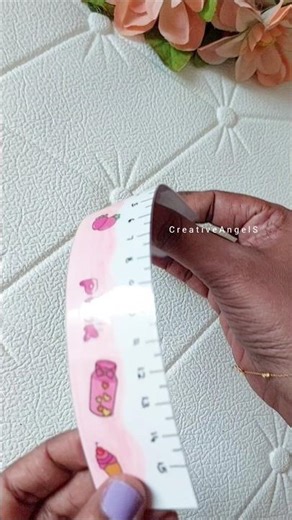 പൊട്ടി പോവാത്ത Cute Kawaii Scale #diy #craft #shorts