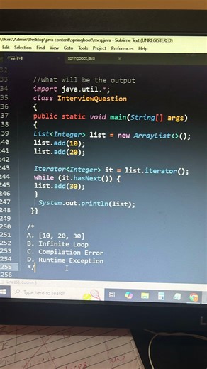 What will be the output #corejava #interviewquestions #LearnToCode #techeducation #programminghumor