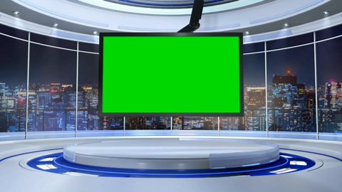 Breaking News, Green Screen, News Background. Free Stock Video